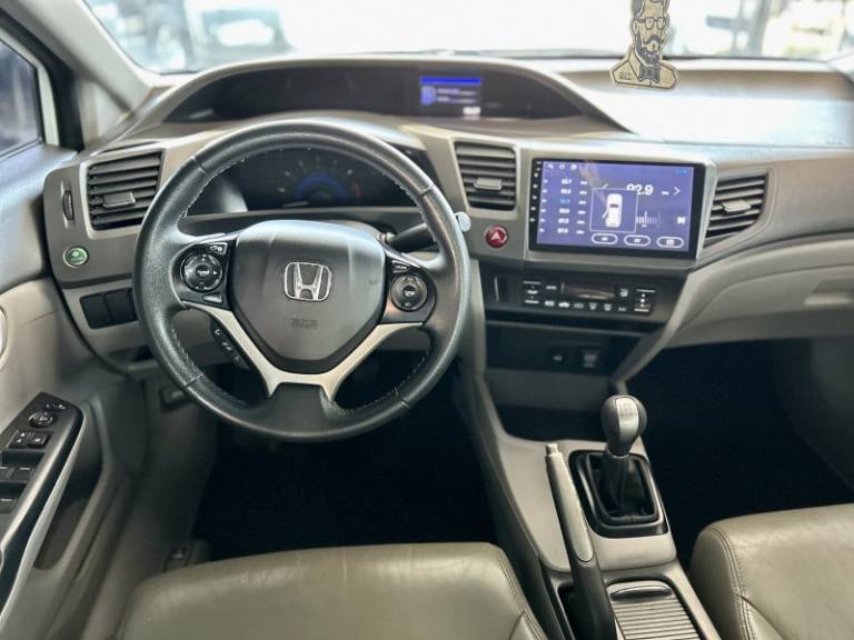 HONDA - CIVIC - 2013/2014 - Branca - Sob Consulta