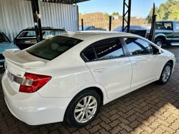 HONDA - CIVIC - 2013/2014 - Branca - Sob Consulta